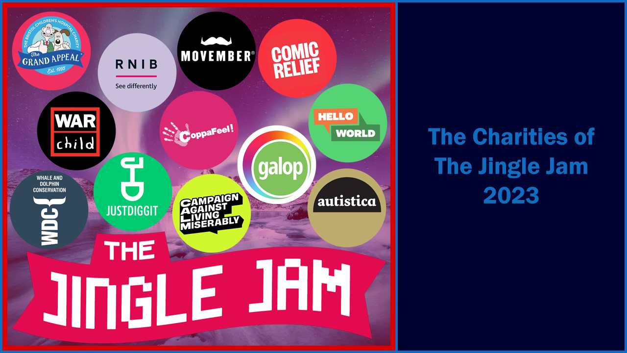 The Charities Of The Jingle Jam 2023 Darkrula Media